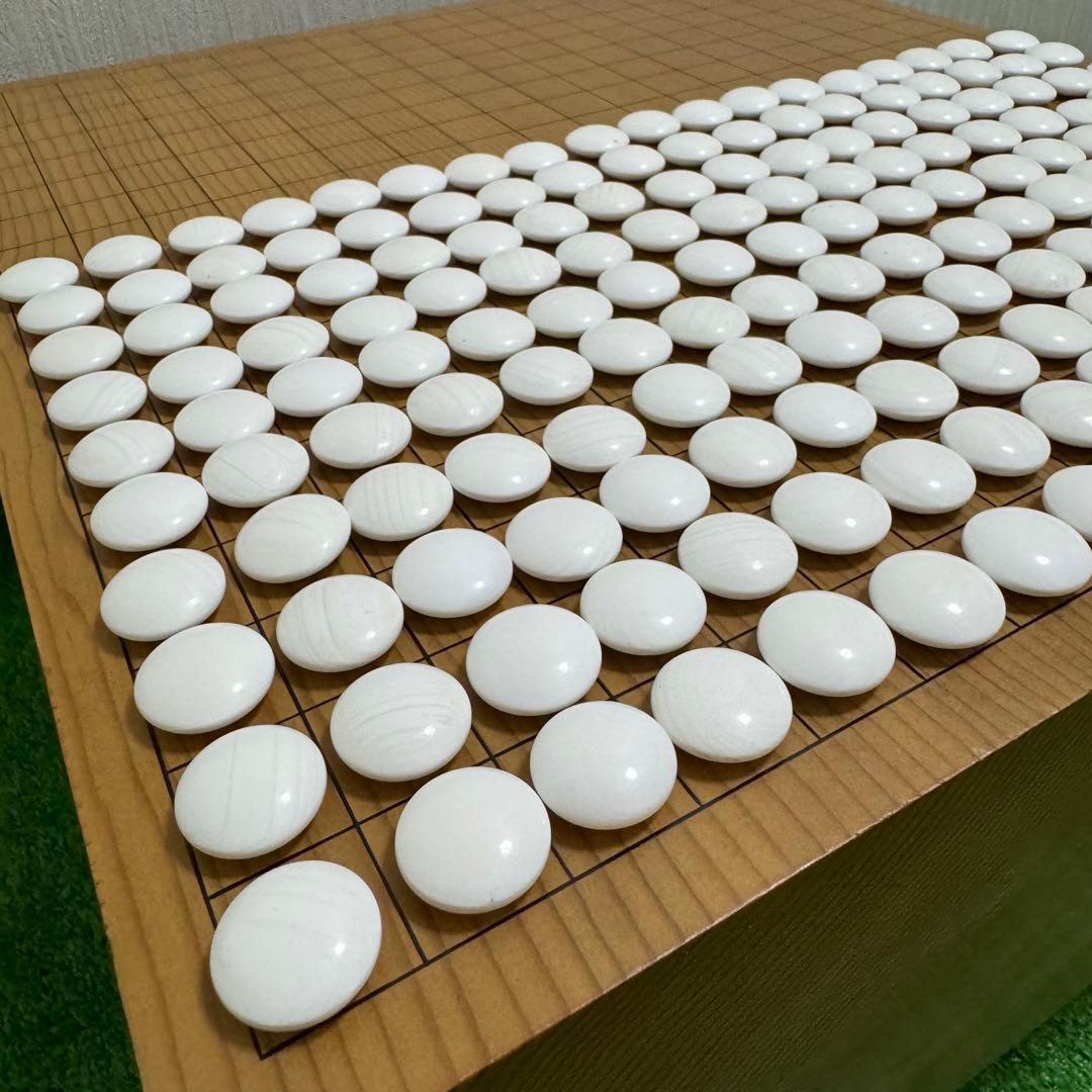 新榧碁盤　碁石セット