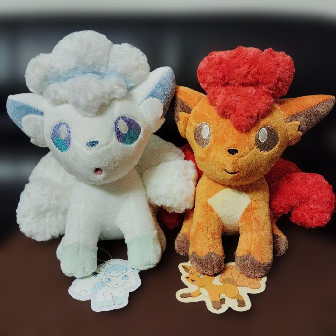 ポケモン★♥ふわふわロコン・ふわふわアローラロコン♥★ぬいぐるみ★ポケセン