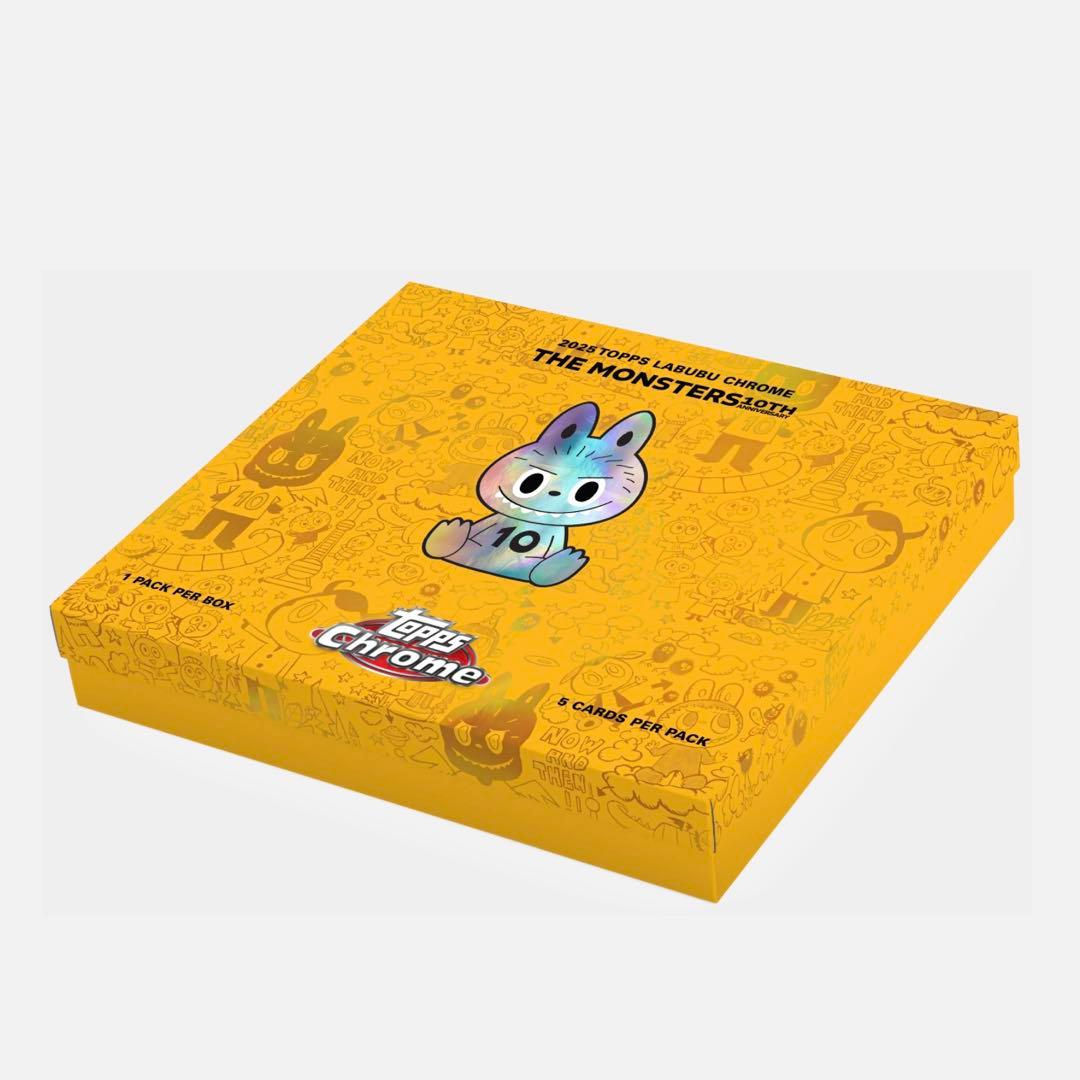 【新品未開封】2025 Topps Chrome Labubu 1box
