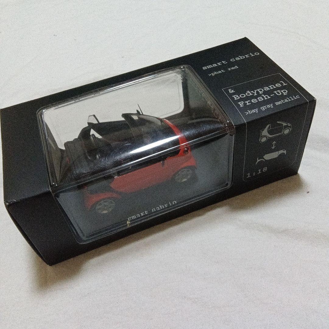 smart cabrio 1/18 ダイキャスト製モデル レッド