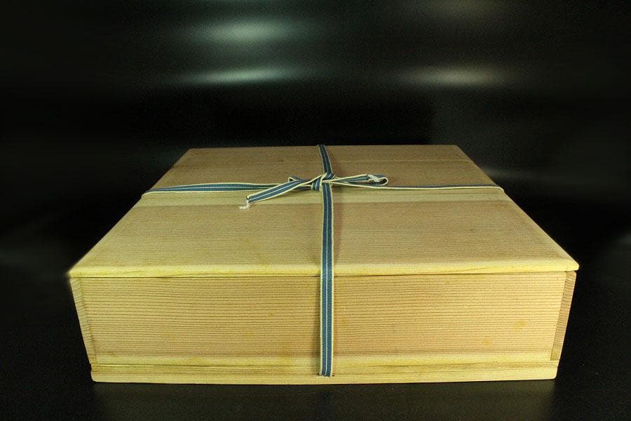 中国美術 釉裏紅 纏枝蓮花鳳紋 折口皿(K-A837)