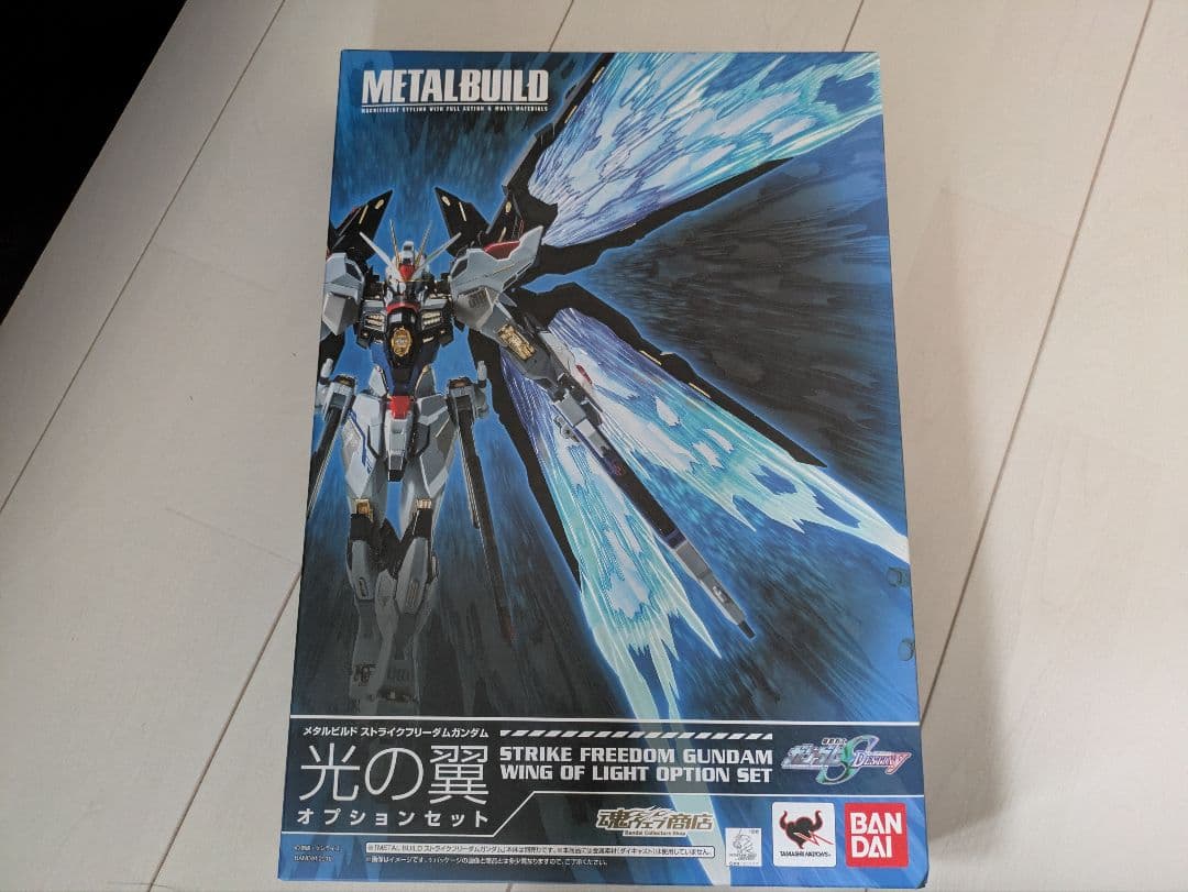 ジャンク　メタルビルド　ストライクフリーダムガンダム　光の翼