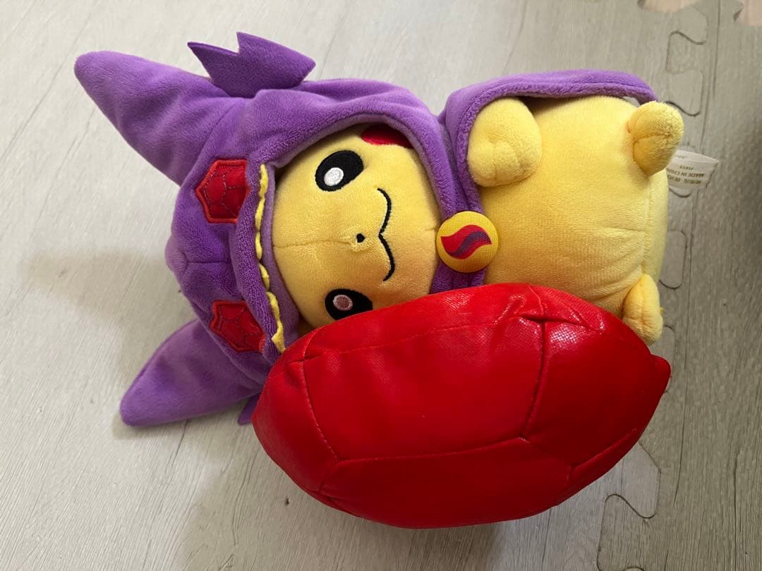 ポンチョを着たピカチュウ ぬいぐるみ 4体セット