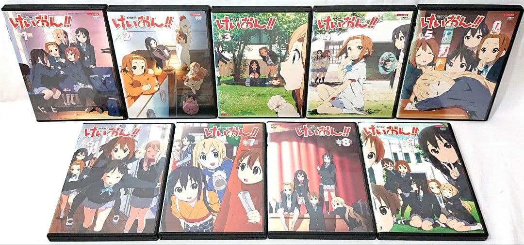 ケース無し//けいおん【1期+2期+劇場版】DVD 全17巻セット