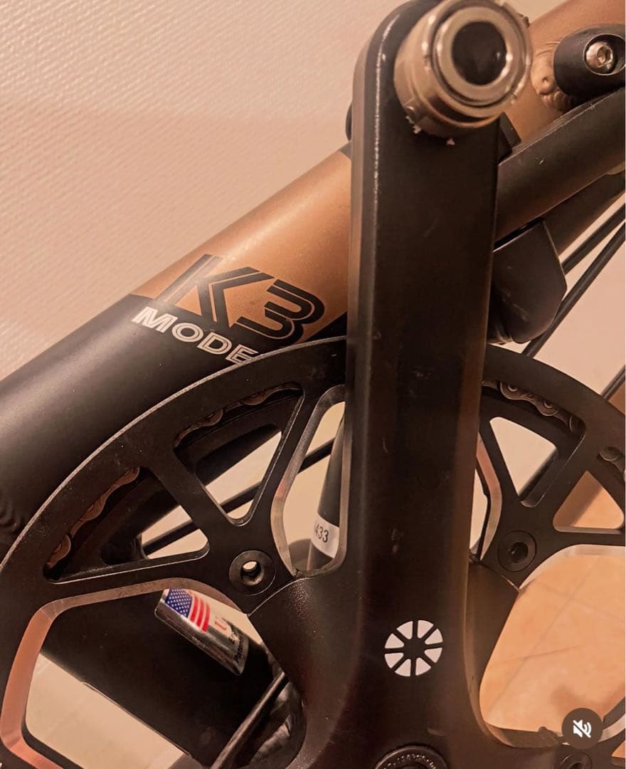 DAHON K3 折りたたみ自転車 ブラウン・ブラック 輪行袋付き