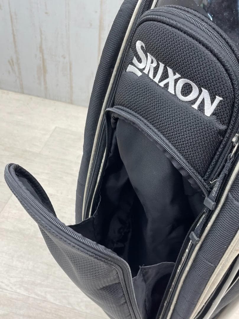 SRIXON キャディバッグ ゴルフバック 7分割 ブラック スリクソン