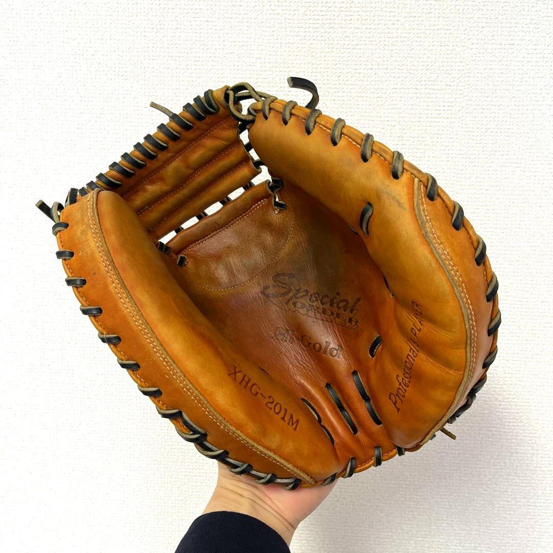 750 ハイゴールド 型抜群 即戦力 軟式 キャッチャーミット