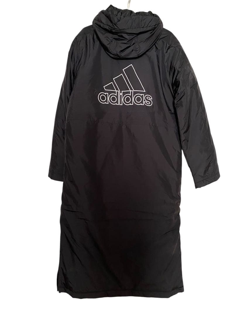 cheri　アディダス ベンチコート 定価15,400円 黒 タグ付 S