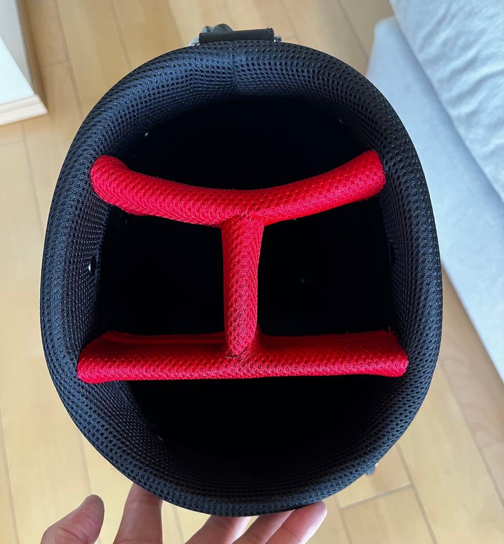 美品完売品　希少ナイキゴルフ　スポーツ　アクティブカートキャディバッグ 黒×赤