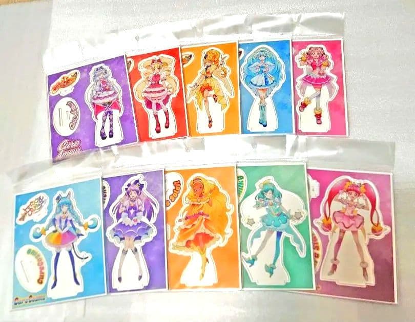 【61人】 プリキュア 全員アクリルスタンド (10th)　フルセット