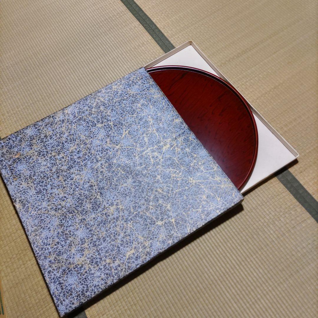 値引きご相談承ります　煎茶道具　直径二尺三寸（70㌢）会津塗の具列盆　中古