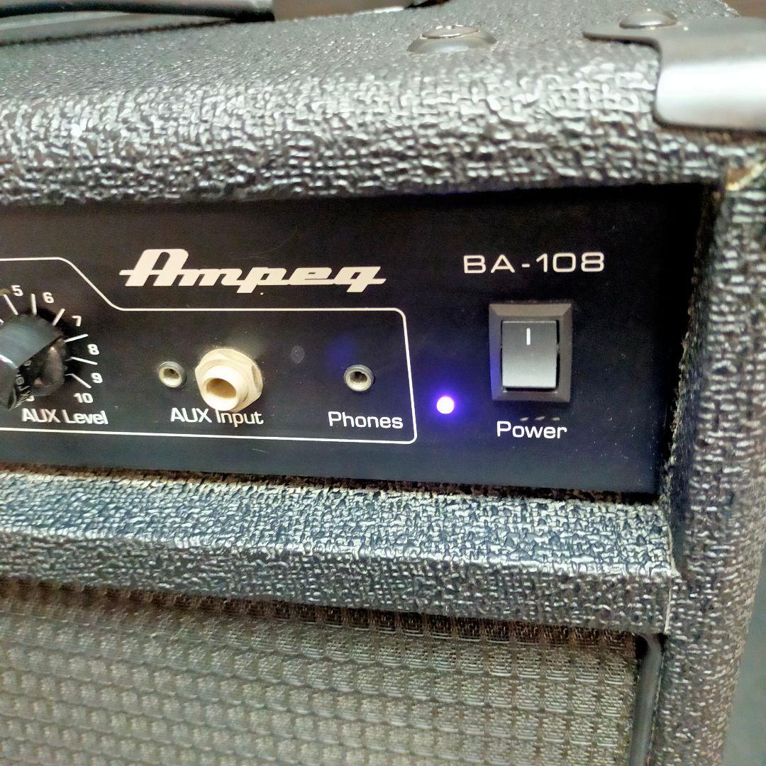 Ampeg BA-108 v2 ベース用アンプ　通電確認済み　電源コード有り