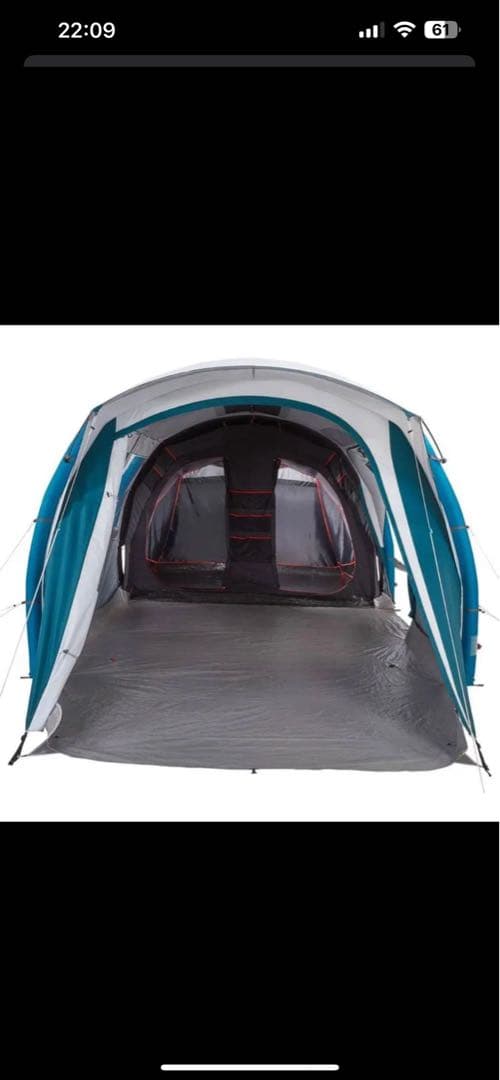Quechua Fresh Black 6.3 テント 美品