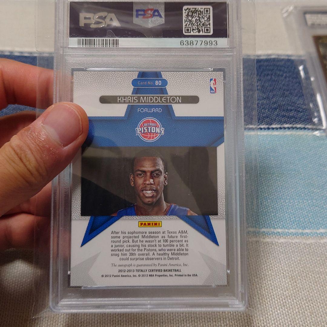 その他 Khris Middleton rc auto panini