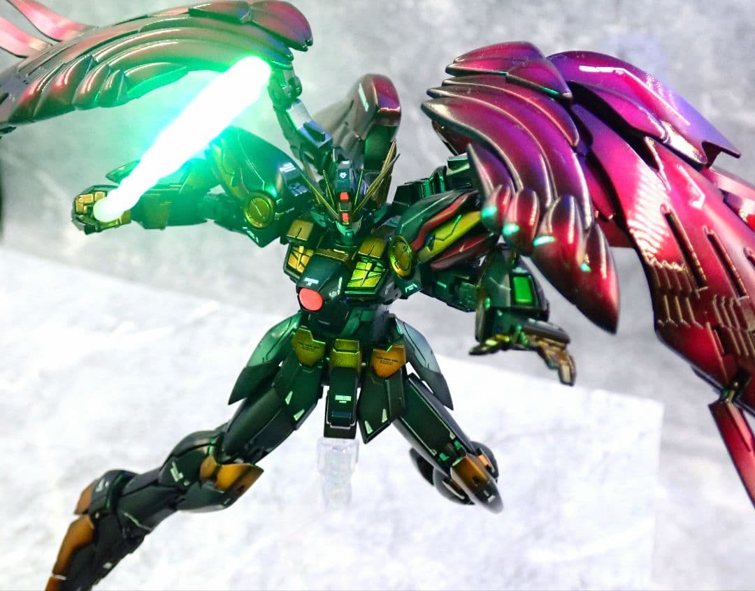 RG ウイングガンダムゼロリベリオン 全塗装 ガンプラ 塗装済み 完成品