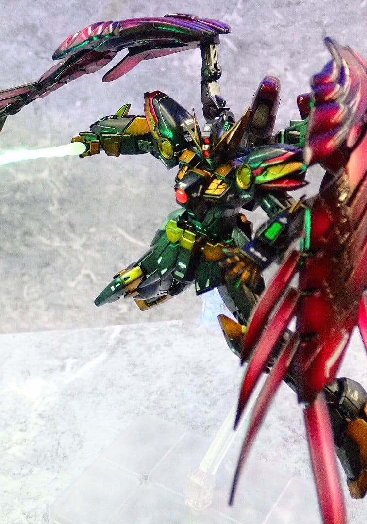RG ウイングガンダムゼロリベリオン 全塗装 ガンプラ 塗装済み 完成品