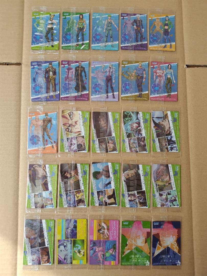 ジョジョの奇妙な冒険　ウエハースカード　第１弾〜第９弾（最新弾）フルコンプ