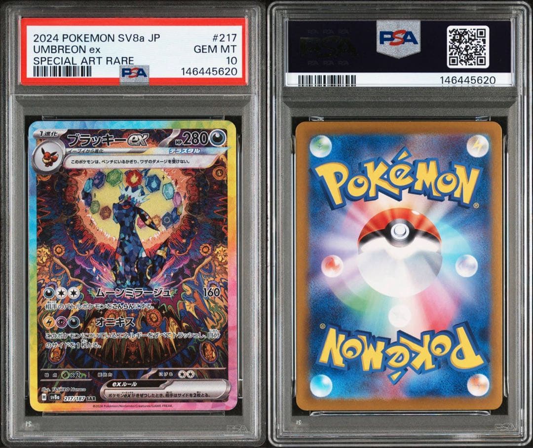 PSA10 ブラッキーex SAR 217/187 テラスタルフェス 20