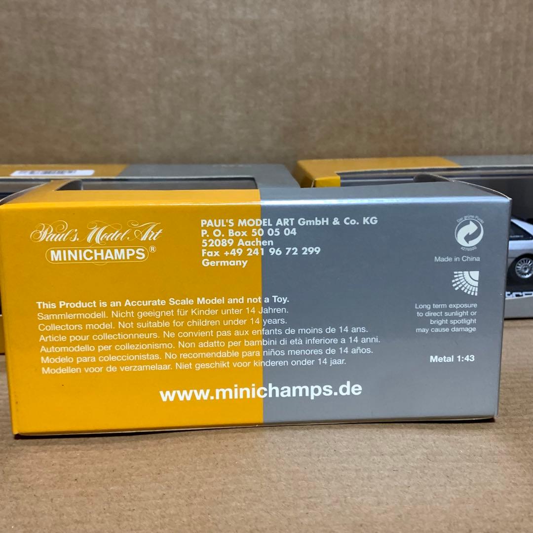 Audi quattro 1/43 minichampsアウディ純正版　クワトロ