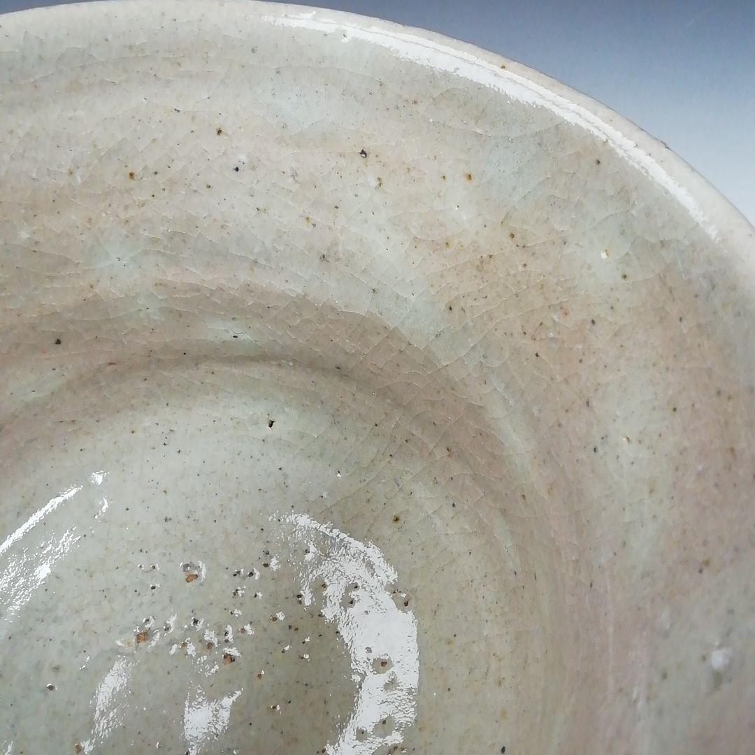 Ｔ４６３　茶碗　『御題　時』『福海窯　水野鉐一 作』　共箱　抹茶碗　茶道具