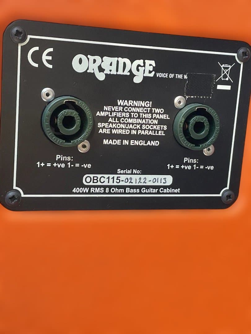 Orange OB115 ベースキャビネット 400W&ハードケースセット