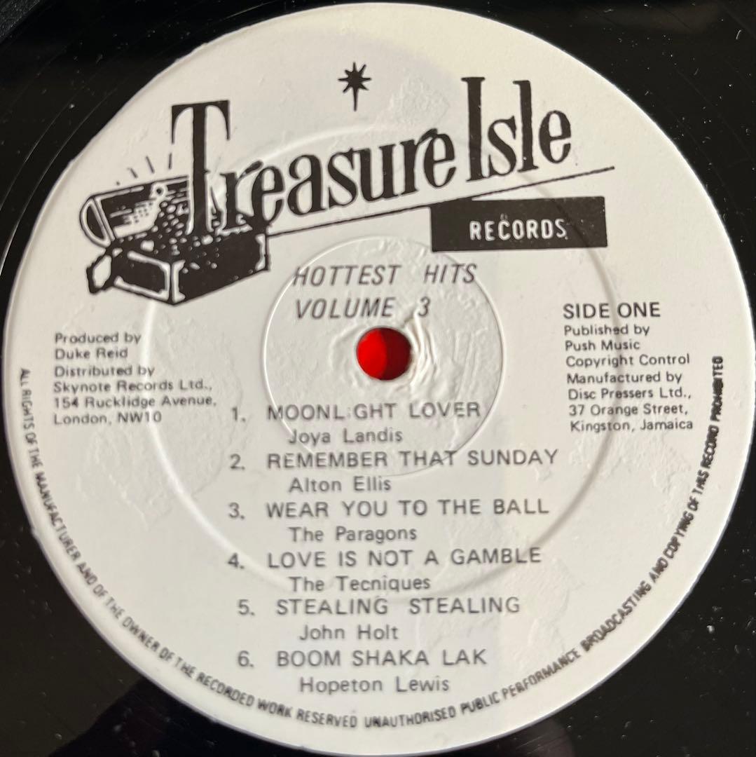 LP 3枚セット　Rocksteady Treasure Isle