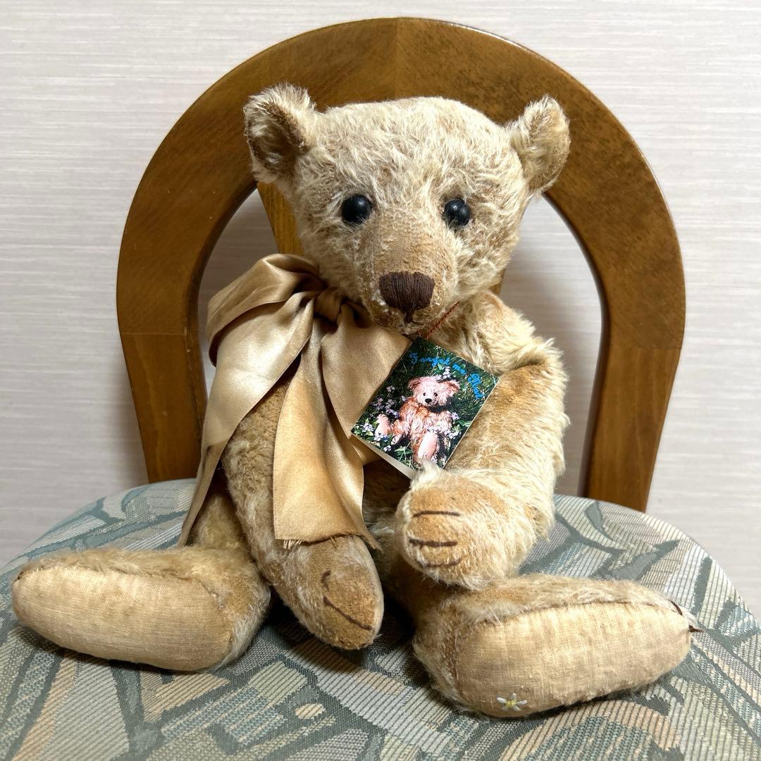 フォーゲットミーノットベア　リズさん アーティストベア海外作家　アンティークベア
