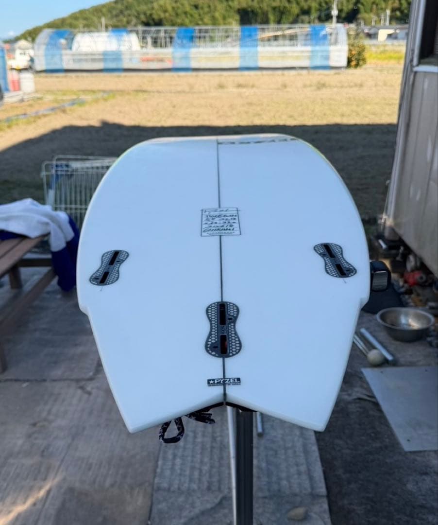 PYZEL TIGERTWIN 5'8\" サーフボード　パイゼル純正カラー