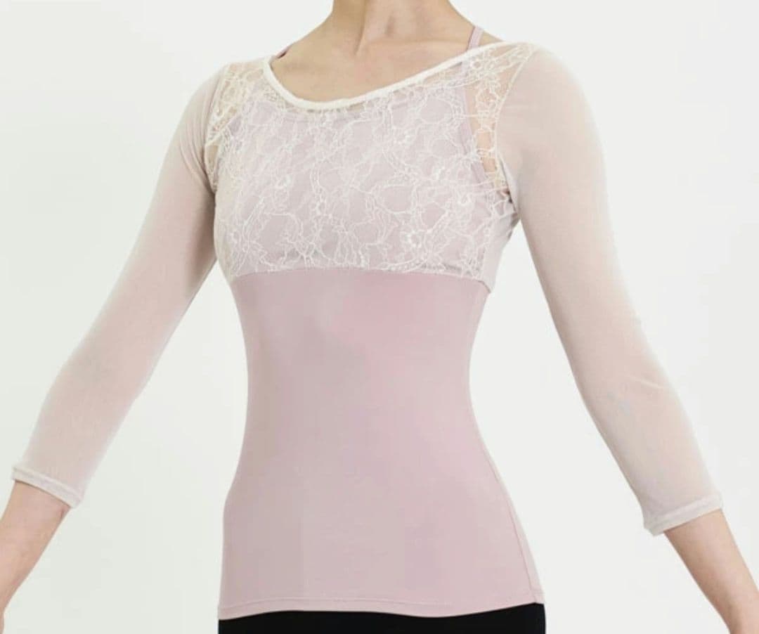 新品未使用・ドゥッシュドゥッスゥ・レオトップ・ピンク・DessusDessous