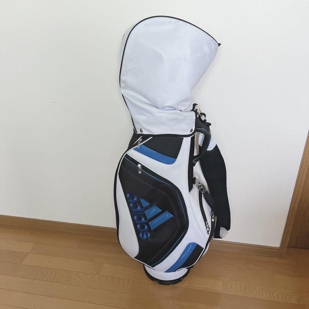 K148 adidas 軽量キャディバッグ ブルーブラック