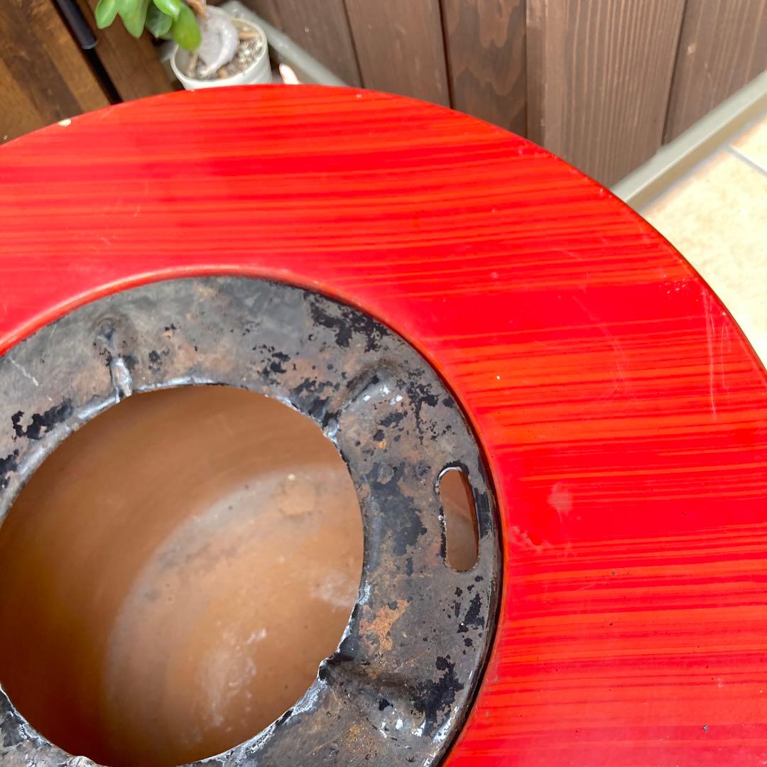 【昭和レトロ】金華煉炭火鉢 煉炭 ウロコボシ　古家具　キンカ