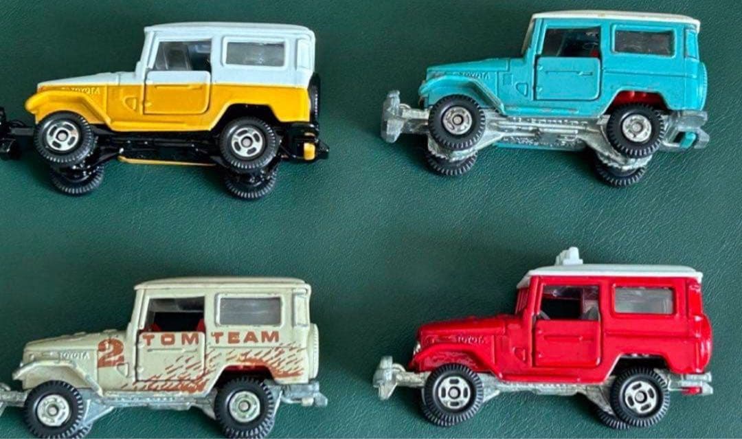 トミカ トヨタ ランドクルーザー FJ40V TAM特注など 4台セット