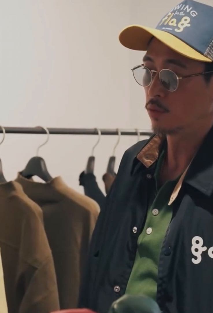 メンズウェア 8G SHOOT COACH JACKET NAVY