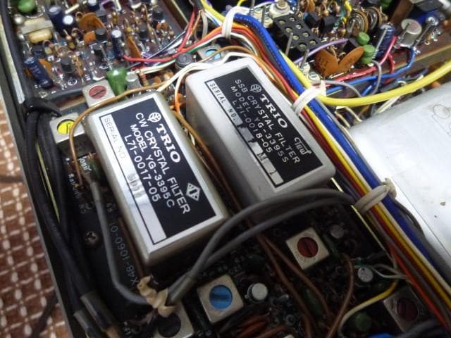 トリオの名機　SSB トランシーバー TS-520V　ジャンク