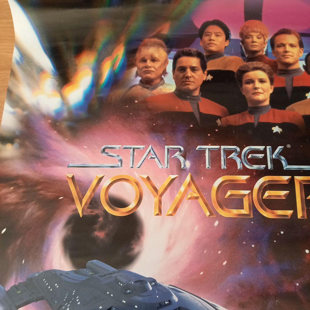 スタートレックヴォイジャー販売促進ポスター➕購入特典オリジナルウォッチ　未作動品