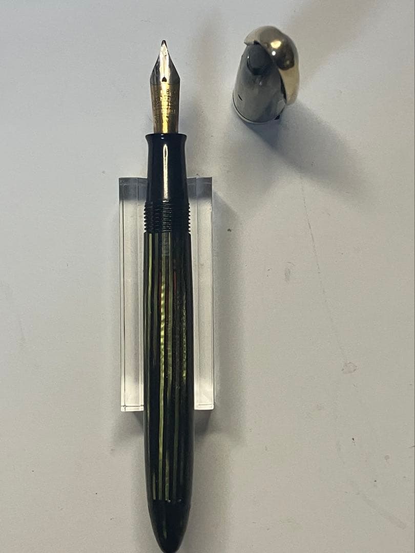 レア　SHEAFFER シェーファー 万年筆 タッカウェイ　ミリタリークリップ