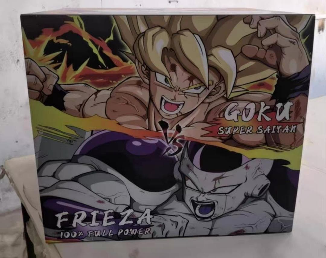 ドラゴンボール 超サイヤ人 VS フリーザ 彫刻フィギュア ガレージキット