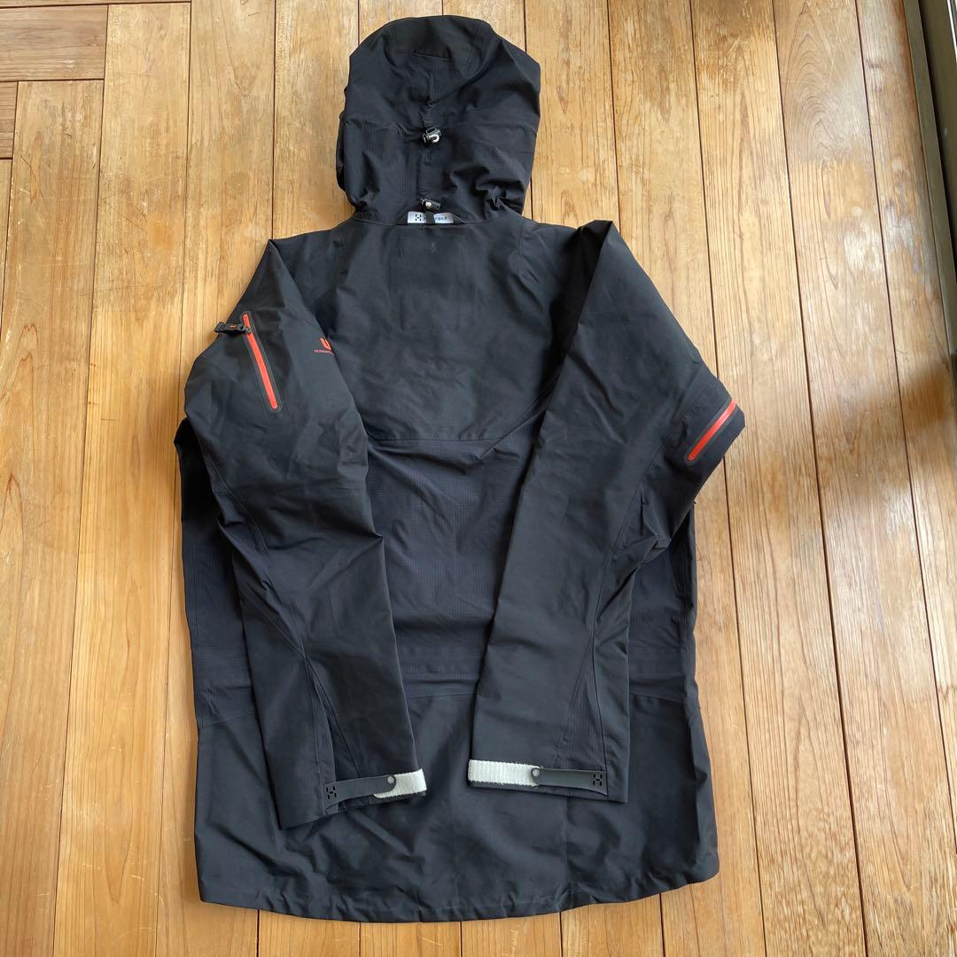 【美品】HAGLOFS スピリッツジャケット ブラック　男性用　Mサイズ