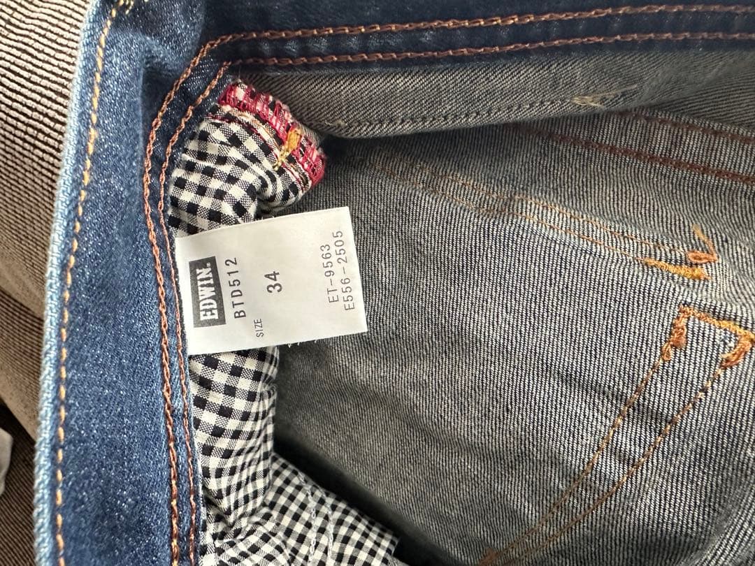 【新品未使用】DAIWA × EDWIN 清水盛三 コラボ デニム　34（XL）