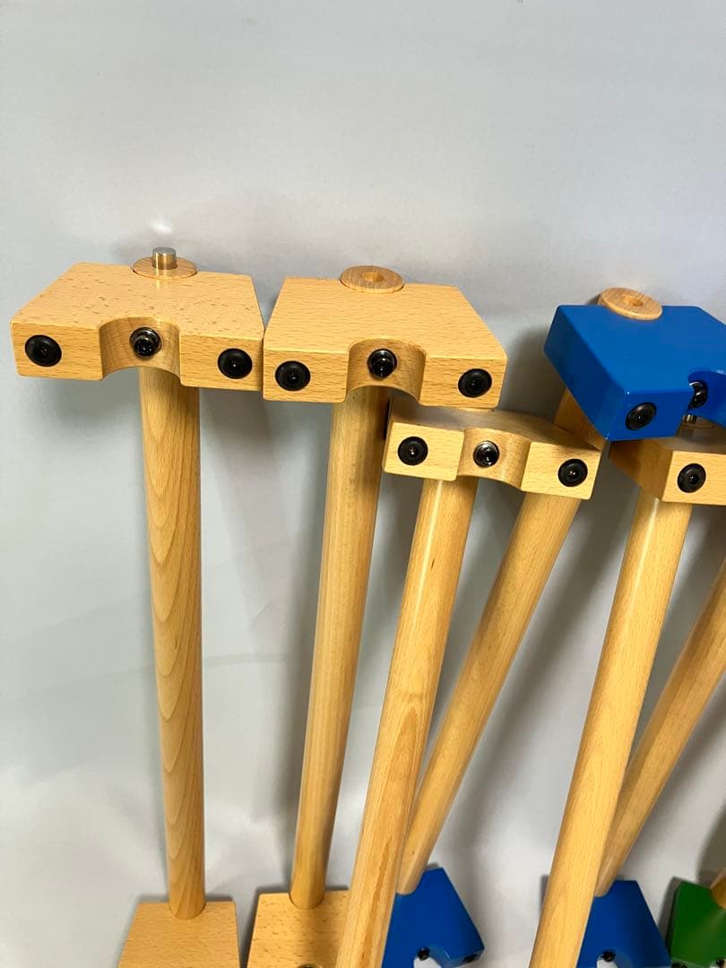 ≪美品≫カラー運動棒(10本組) マスセット株式会社 71355