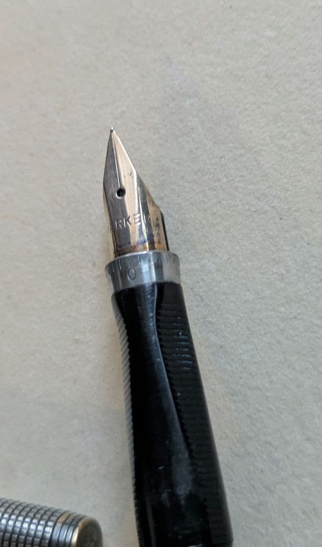 パーカー　万年筆　スターリングシルバー　ペン先14K