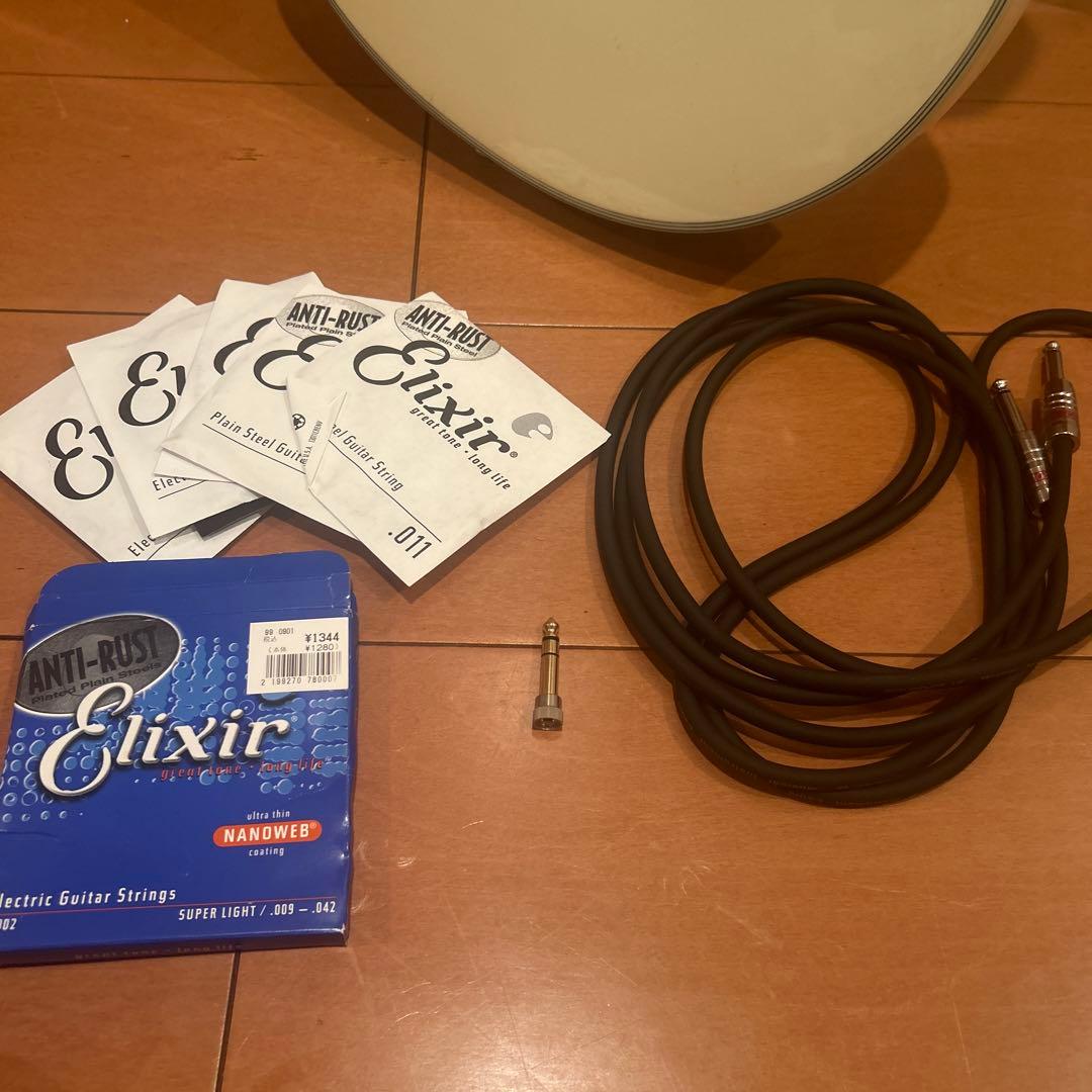 Photo Genic エレキギター 白 ハムバッカー搭載