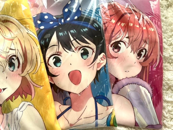 彼女、お借りします　等身大タペストリーセット　新品　千鶴　麻美　瑠夏　墨