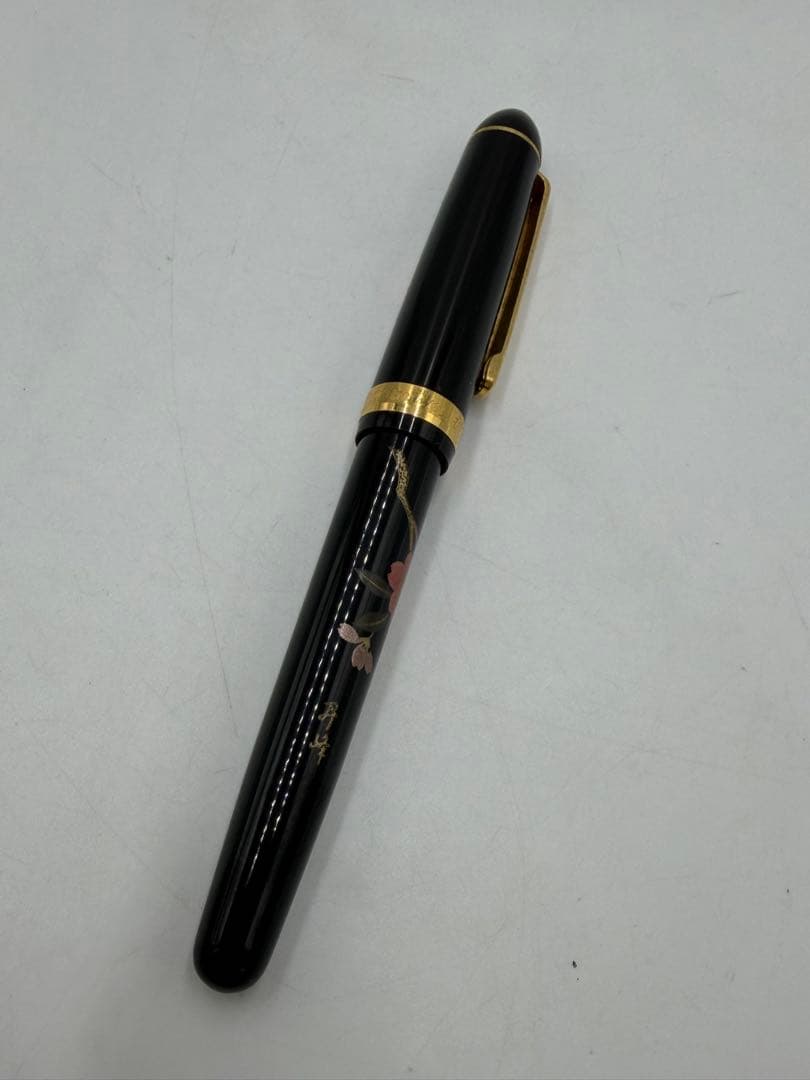 PLATINUM 3776 センチュリー 加賀平蒔絵 桜 万年筆 プラチナ 中