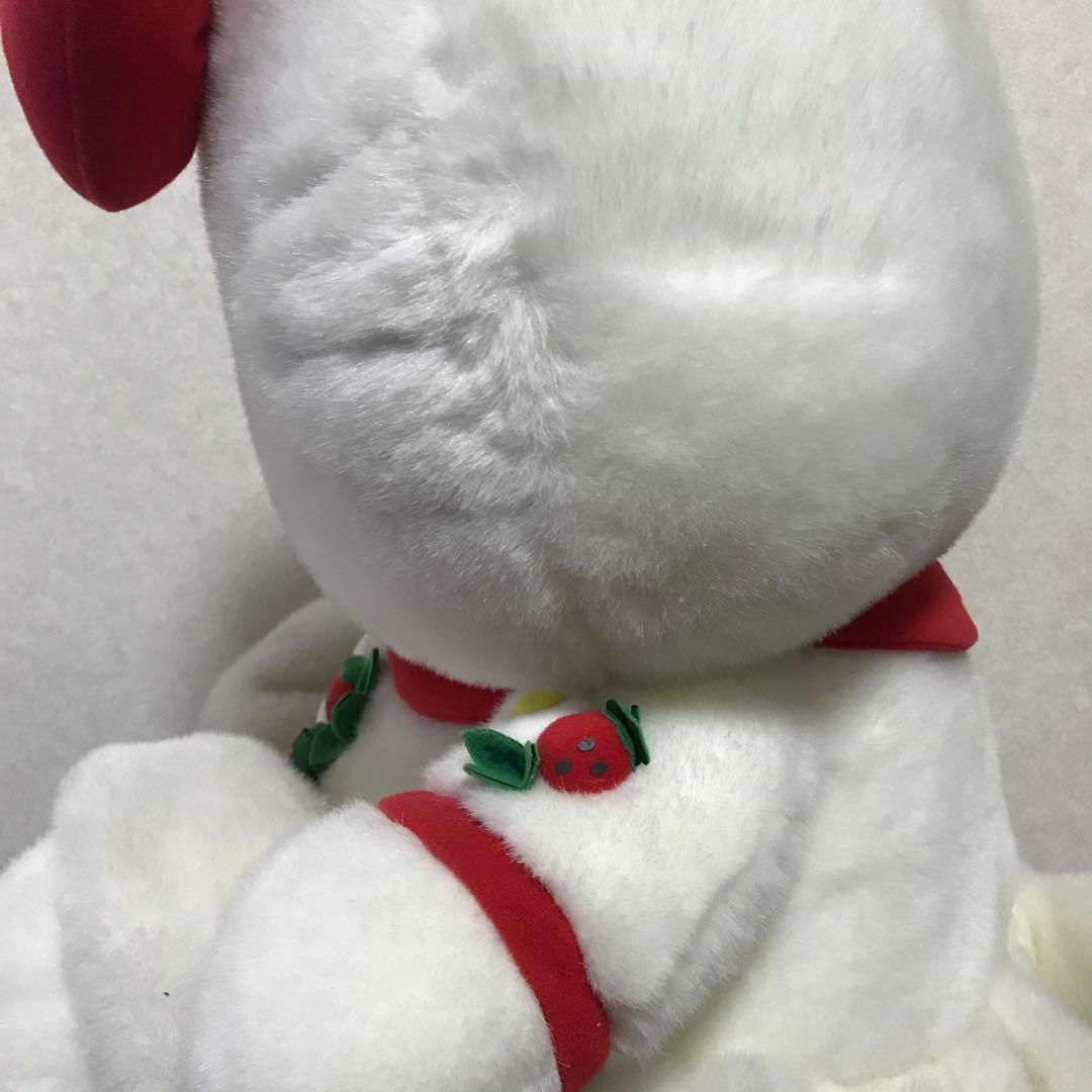 レトロ　ハローキティ　ジャンボ　ぬいぐるみ　特大　巨大　サンリオ　レア　タグ