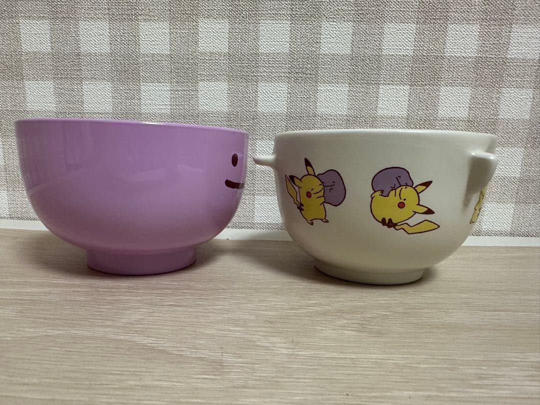 【レア】汁椀・茶碗セット　へんしん！メタモン