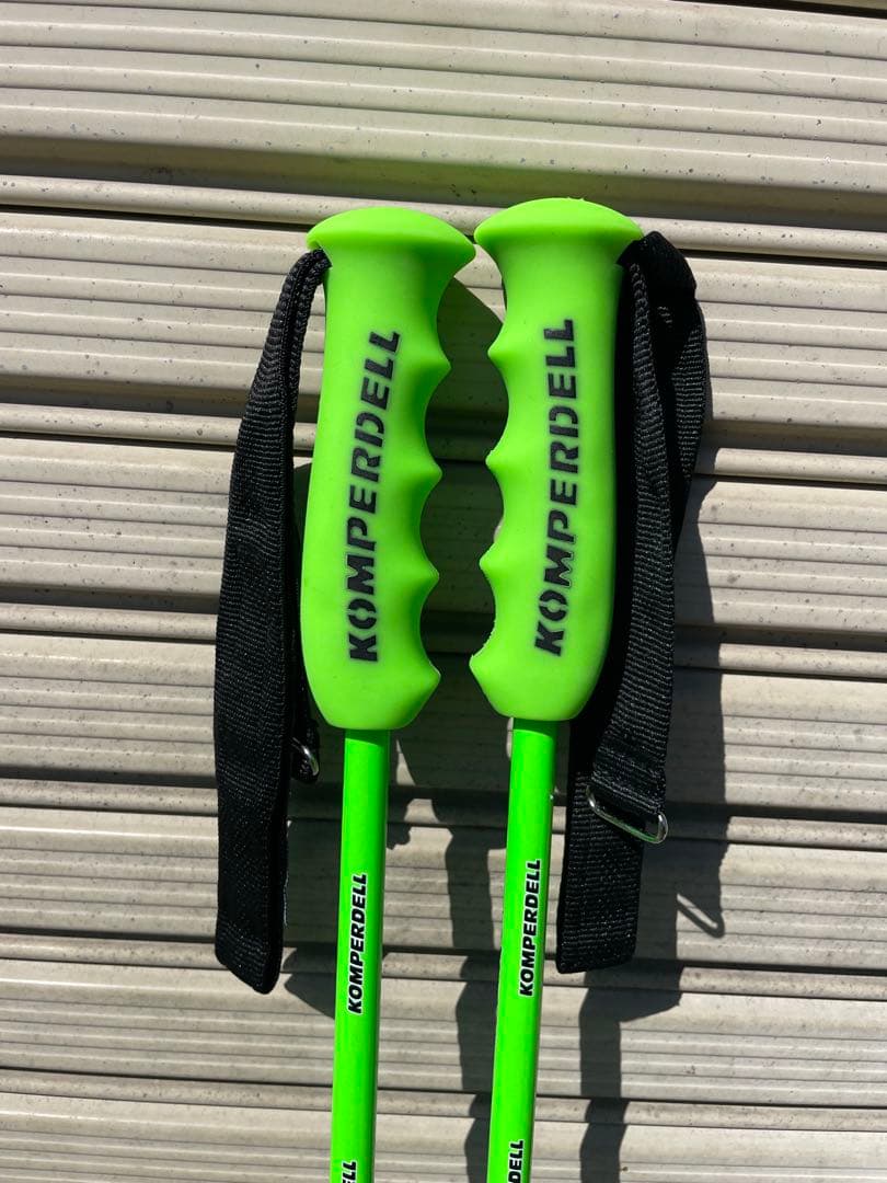 KOMPERDELL Carbon GSスキー用ストック 120cm グリーン