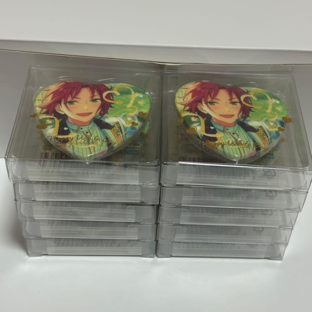 新品未開封★50個セットあんスタ ホワイトデー缶バッジ 衣更真緒