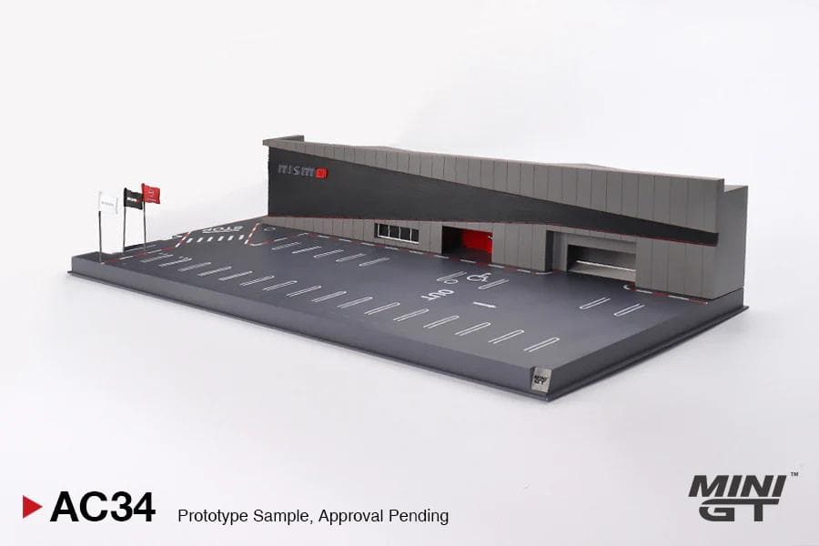 MINI GT 1/64 ジオラマ 日産モータースポーツ&カスタイマイズ