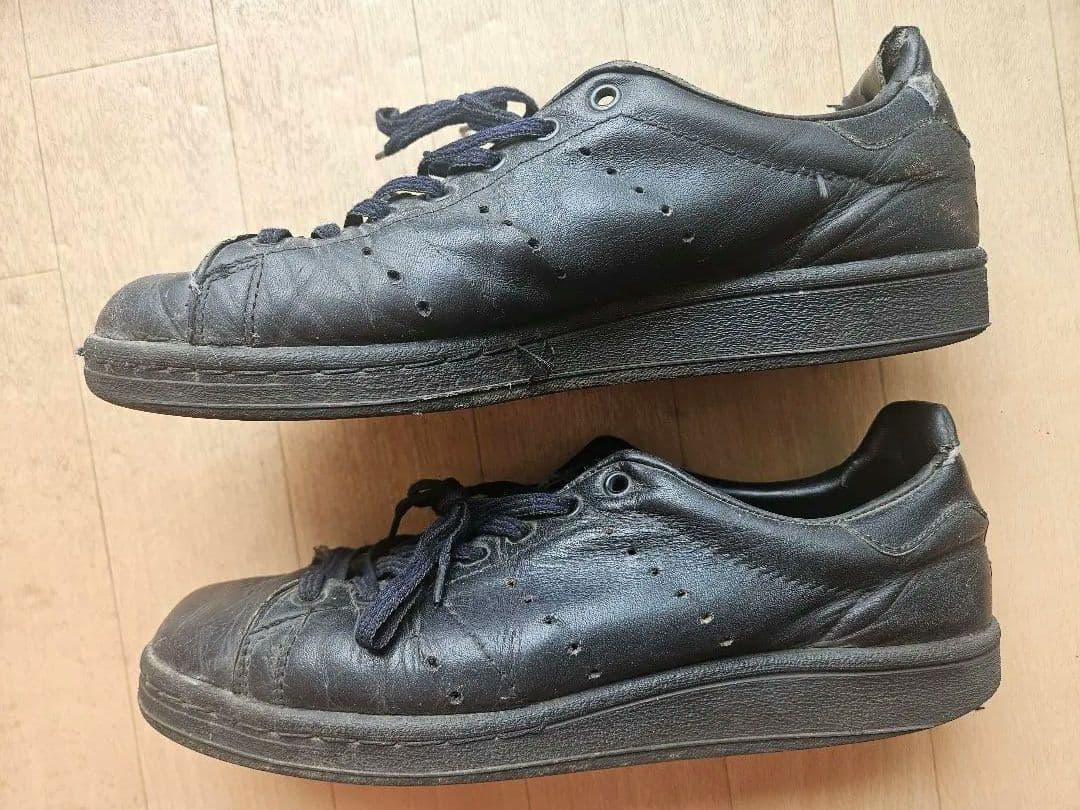 1982頃　希少　adidas official 黒 26センチ位